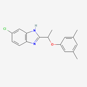 5-chloro-2-[1-(3,5-dimethylphenoxy)ethyl]-1H-benzimidazole