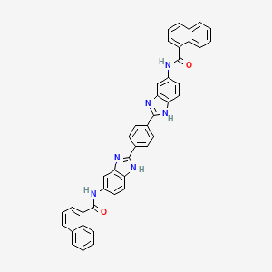 N,N'-[benzene-1,4-diylbis(1H-benzimidazole-2,5-diyl)]dinaphthalene-1-carboxamide