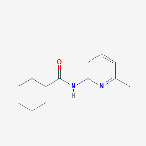 molecular formula C14H20N2O B11118577 N-(4,6-dimethylpyridin-2-yl)cyclohexanecarboxamide 