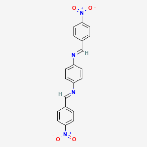 N~1~,N~4~-bis(4-nitrobenzylidene)-1,4-benzenediamine