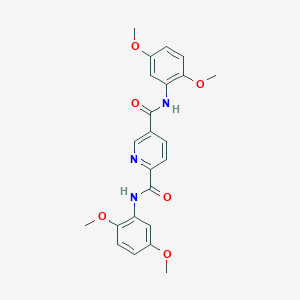 N,N'-bis(2,5-dimethoxyphenyl)pyridine-2,5-dicarboxamide