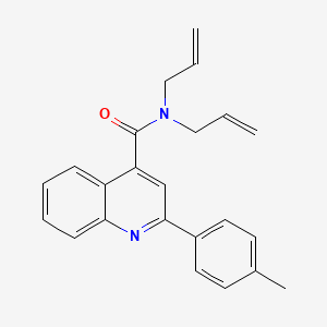 2-(4-methylphenyl)-N,N-di(prop-2-en-1-yl)quinoline-4-carboxamide