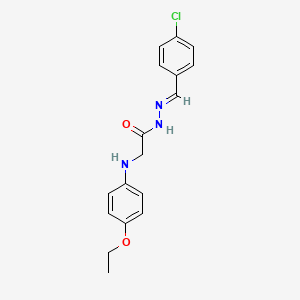 N'-(4-Chlorobenzylidene)-2-(4-ethoxyanilino)acetohydrazide