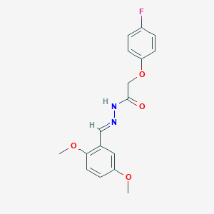 N'-[(E)-(2,5-dimethoxyphenyl)methylidene]-2-(4-fluorophenoxy)acetohydrazide