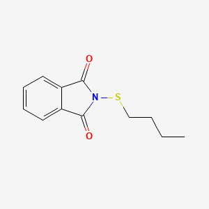 molecular formula C12H13NO2S B11118985 1H-Isoindole-1,3(2H)-dione, 2-(butylthio)- CAS No. 17796-73-5