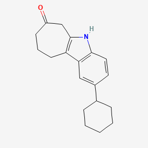 2-cyclohexyl-6,8,9,10-tetrahydrocyclohepta[b]indol-7(5H)-one