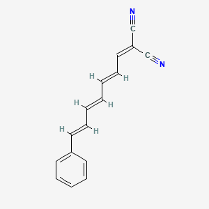 [(2E,4E,6E)-7-phenylhepta-2,4,6-trien-1-ylidene]propanedinitrile