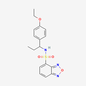 N-[1-(4-ethoxyphenyl)propyl]-2,1,3-benzoxadiazole-4-sulfonamide