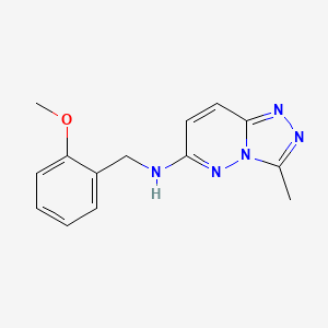 N-(2-methoxybenzyl)-3-methyl[1,2,4]triazolo[4,3-b]pyridazin-6-amine