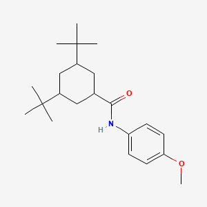 3,5-di-tert-butyl-N-(4-methoxyphenyl)cyclohexanecarboxamide