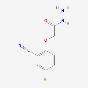 2-(4-Bromo-2-cyanophenoxy)acetohydrazide