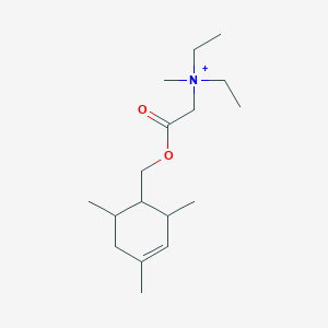 N,N-diethyl-N-methyl-2-oxo-2-[(2,4,6-trimethylcyclohex-3-en-1-yl)methoxy]ethanaminium