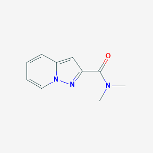 molecular formula C10H11N3O B11119605 N,N-dimethylpyrazolo[1,5-a]pyridine-2-carboxamide CAS No. 80537-13-9