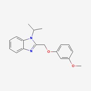 2-[(3-methoxyphenoxy)methyl]-1-(propan-2-yl)-1H-benzimidazole