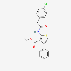 Ethyl 2-{[(4-chlorophenyl)acetyl]amino}-4-(4-methylphenyl)thiophene-3-carboxylate