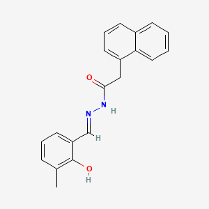 N'-[(E)-(2-hydroxy-3-methylphenyl)methylidene]-2-(naphthalen-1-yl)acetohydrazide