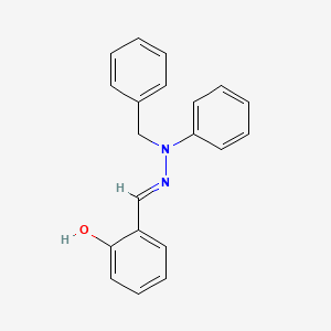 2-[(E)-(2-benzyl-2-phenylhydrazinylidene)methyl]phenol