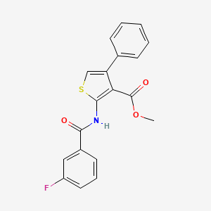 Methyl 2-{[(3-fluorophenyl)carbonyl]amino}-4-phenylthiophene-3-carboxylate