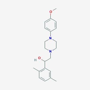 1-(2,5-Dimethylphenyl)-2-[4-(4-methoxyphenyl)piperazin-1-yl]ethanol