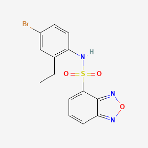 N-(4-bromo-2-ethylphenyl)-2,1,3-benzoxadiazole-4-sulfonamide