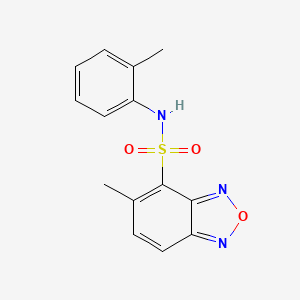 5-methyl-N-(2-methylphenyl)-2,1,3-benzoxadiazole-4-sulfonamide