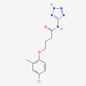 4-(4-chloro-2-methylphenoxy)-N-(1H-tetrazol-5-yl)butanamide