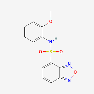 N-(2-methoxyphenyl)-2,1,3-benzoxadiazole-4-sulfonamide