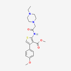 Methyl 2-{[(4-ethylpiperazin-1-yl)acetyl]amino}-4-(4-methoxyphenyl)thiophene-3-carboxylate