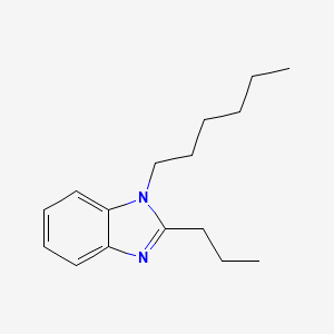 1-hexyl-2-propyl-1H-benzimidazole