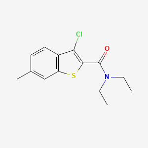 3-chloro-N,N-diethyl-6-methyl-1-benzothiophene-2-carboxamide