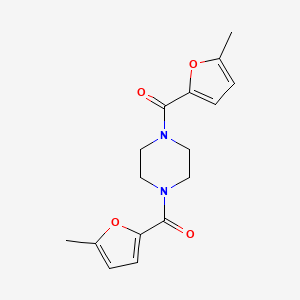 1,4-Bis(5-methylfuran-2-carbonyl)piperazine