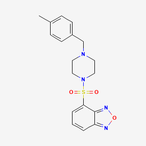 4-{[4-(4-Methylbenzyl)piperazin-1-yl]sulfonyl}-2,1,3-benzoxadiazole