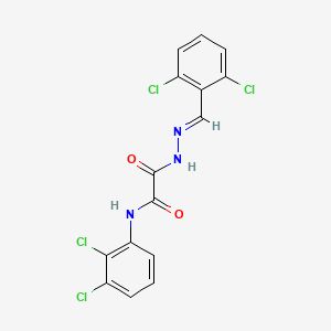 2-(2-(2,6-Dichlorobenzylidene)hydrazino)-N-(2,3-dichlorophenyl)-2-oxoacetamide