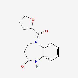 5-(tetrahydrofuran-2-ylcarbonyl)-1,3,4,5-tetrahydro-2H-1,5-benzodiazepin-2-one