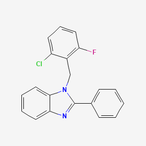 1-(2-chloro-6-fluorobenzyl)-2-phenyl-1H-benzimidazole