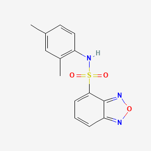 molecular formula C14H13N3O3S B11120998 N-(2,4-dimethylphenyl)-2,1,3-benzoxadiazole-4-sulfonamide 