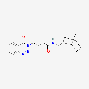 N-(bicyclo[2.2.1]hept-5-en-2-ylmethyl)-4-(4-oxo-1,2,3-benzotriazin-3(4H)-yl)butanamide