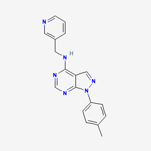 1-(4-methylphenyl)-N-(pyridin-3-ylmethyl)-1H-pyrazolo[3,4-d]pyrimidin-4-amine