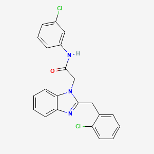 2-[2-(2-chlorobenzyl)-1H-1,3-benzimidazol-1-yl]-N-(3-chlorophenyl)acetamide