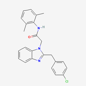 2-[2-(4-chlorobenzyl)-1H-1,3-benzimidazol-1-yl]-N-(2,6-dimethylphenyl)acetamide