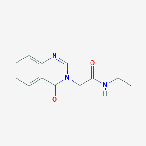 2-(4-oxoquinazolin-3(4H)-yl)-N-(propan-2-yl)acetamide