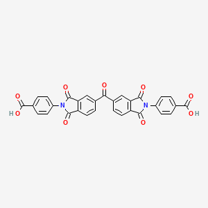 molecular formula C31H16N2O9 B11121245 4,4'-[carbonylbis(1,3-dioxo-1,3-dihydro-2H-isoindole-5,2-diyl)]dibenzoic acid 