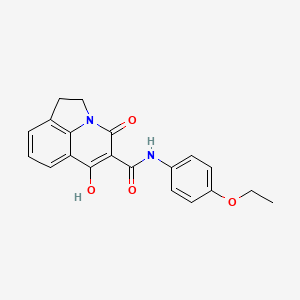 N-(4-ethoxyphenyl)-6-hydroxy-4-oxo-1,2-dihydro-4H-pyrrolo[3,2,1-ij]quinoline-5-carboxamide