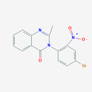 3-(4-bromo-2-nitrophenyl)-2-methylquinazolin-4(3H)-one