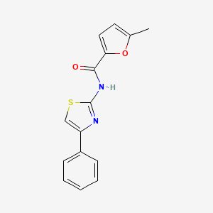 5-methyl-N-(4-phenyl-1,3-thiazol-2-yl)furan-2-carboxamide