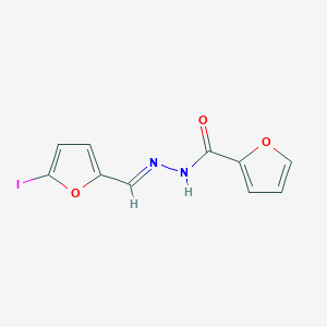 N'-[(E)-(5-iodofuran-2-yl)methylidene]furan-2-carbohydrazide