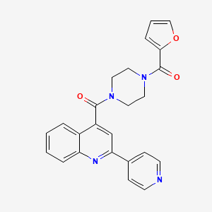 Furan-2-yl(4-{[2-(pyridin-4-yl)quinolin-4-yl]carbonyl}piperazin-1-yl)methanone