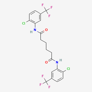 N,N'-bis[2-chloro-5-(trifluoromethyl)phenyl]hexanediamide