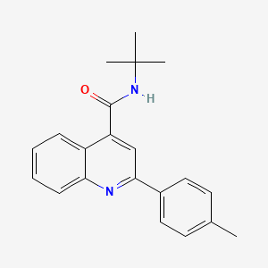 N-tert-butyl-2-(4-methylphenyl)quinoline-4-carboxamide