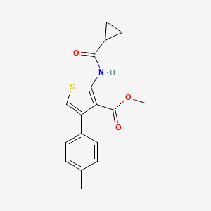 Methyl 2-[(cyclopropylcarbonyl)amino]-4-(4-methylphenyl)thiophene-3-carboxylate